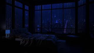 24/7 Urban Rain ASMR - Transforming Negativity with the Healing Power of Rain ☁️💧