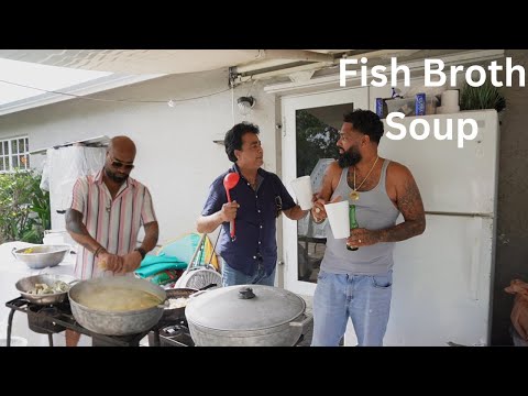 Father's day Fish Broth Soup with King Fish / Fish Tea / Trinidad Food / Trini Food Recipes.