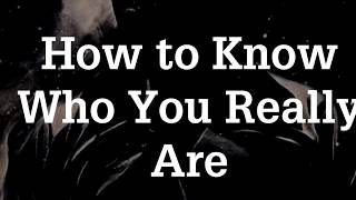 Who You Really Are. (Subconscious Engineering)
