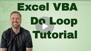 VBA Excel Do While Loop Tutorial