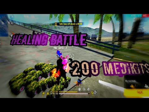 Healing Battle😈| zone survive free fire|200 Medikits🥲|Booyah|#AAMISECHI💯