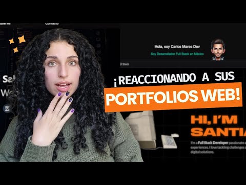 ¡Reaccionando a PORTFOLIOS Web! | Parte 1