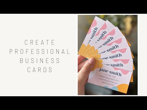 DIY Business Cards With Silhouette Cameo