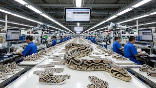 How Python Leather Shoes Are Made | Full Manufacturing Process