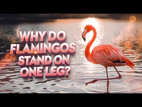 Why Do Flamingos Stand on One Leg? The Science Explained! | AnimalPark