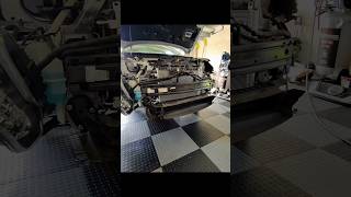 AC condenser and compressor replacement on this 2018 Nissan Rogue! #shorts #nissan #fyp #diy #car