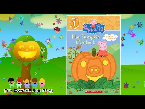 PEPPA PIG "THE PUMPKIN CONTEST"- Kid Stories Read Alouds | Childrens Read Along | Fun Stories Play