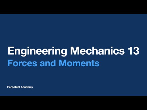 Engineering Mechanics 13 - Forces and Moments