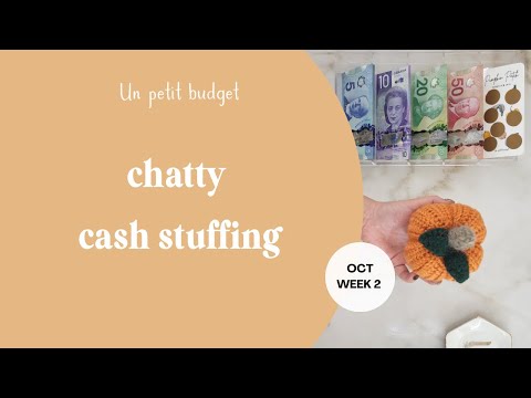 Chatty Cash Stuffing | Cash Stuffing October 2023 Week 2 | Canadian Cash Stuffing