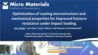 Optimisation of coating microstructure and mechanical properties for improved fracture resistance