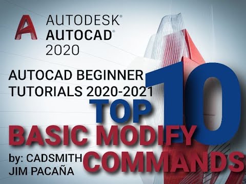 AUTOCAD 2021 _Top 10 Basic Modify Commands (ABS-CBN Logo)