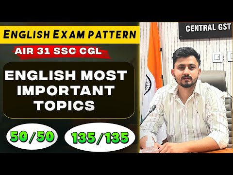 English Most Important Topics for SSC CGL and analysis of exam pattern!! Rohit Poonia AIR 31 SSC CGL