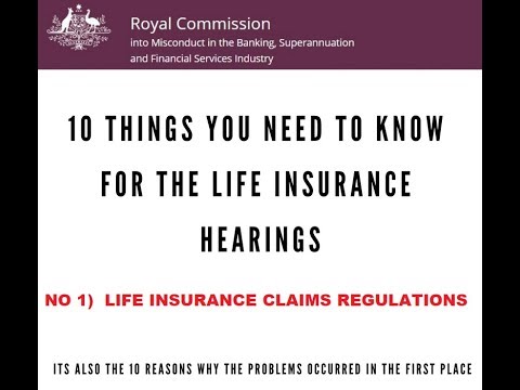 ROYAL COMMISSION LIFE INSURANCE REGULATION