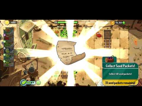 Plant vs Zombies 2. bölüm Yeni bitki pea pod ve preminum bitki cactus ile oynamak