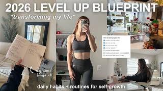 how to LEVEL UP for 2026: *productive vlog* my healthy habits + routine, self care, & wellness days