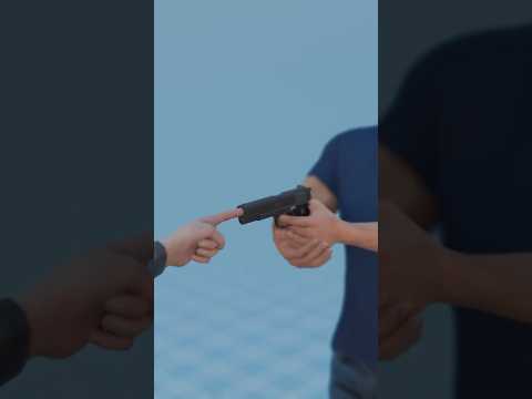 Can a finger stop a gun bullet 🤔
