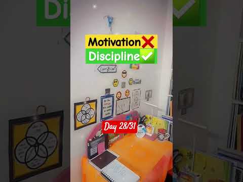 Day 28/31✅ | Motivation Vs Discipline