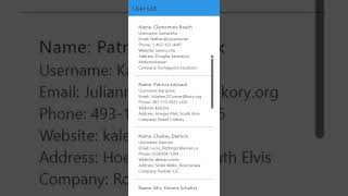 fetch data from api Flutter App Run  #flutter #course #project