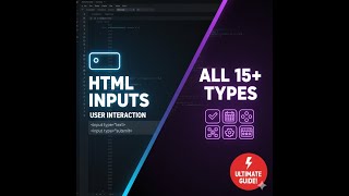 HTML Input Types Explained | text, email, password, submit & more