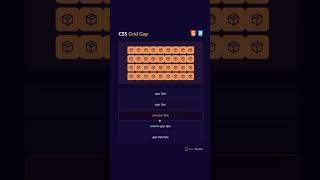 Learn CSS grid gap using #css with #codeinvent