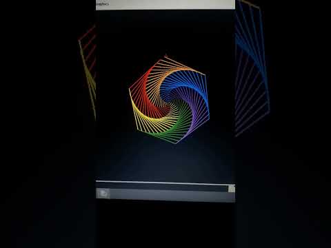 Python Graphics | Spiral design #python #python3 #pythonprogramming #viral #trending #shorts