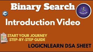 Solving LogicNLearn DSA Sheet | Binary Search |  Introduction | C++