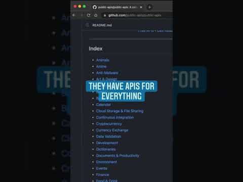 Don’t know what project to make?  #coding #devlife #coder #apis #shorts #youtubeshorts