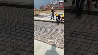 BRC Mesh Installation #trending #foryou #construction#pavement#steel#mesh#workmanship#shorts#fyp
