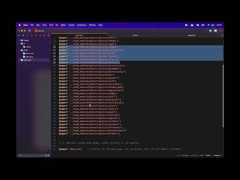Bootstrap Projects in CodeKit