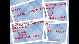 FAST MATH TRICKS , MULTIPLY TWO TERMS ,WHICH 1ST DIGIT OF BOTH TERMS SAME ,SECOND DIGIT AFTER ADD 10