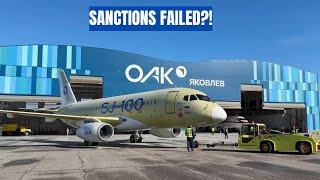 How does the new Russian Superjet SJ-100 differ from the SSJ-100?
