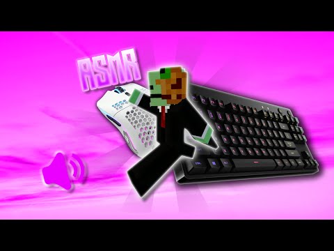 Calming Keyboard & Mouse Sounds ASMR (200 FPS & Handcam!) | Hypixel Bedwars