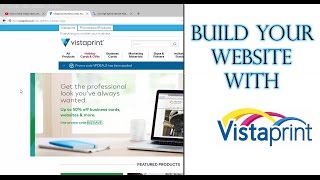 Taking a look at Vistaprint website builder | Design a website