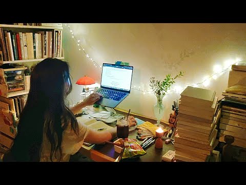 lofi for study, relax, stress relief | 어느 늦은 밤 | late night vibes playlist