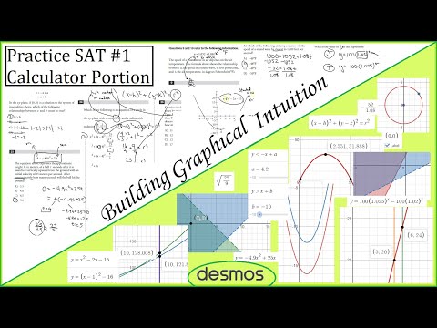 SAT Math Graphing Tips | Using Desmos to Help VISUALIZE!