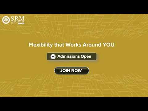SRM Online MCA Degree With Coursera Access | Study While You Work | SRM University Online