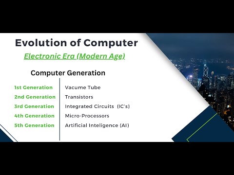 Generations of Computers