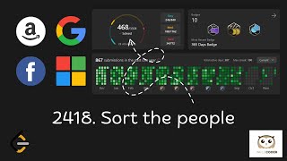 Leetcode Daily Problem Solution | 2418. Sort the people | 22/07/2024