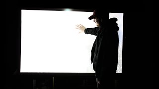 Lightning Flash | Projected Poetry On A Interactive Canvas