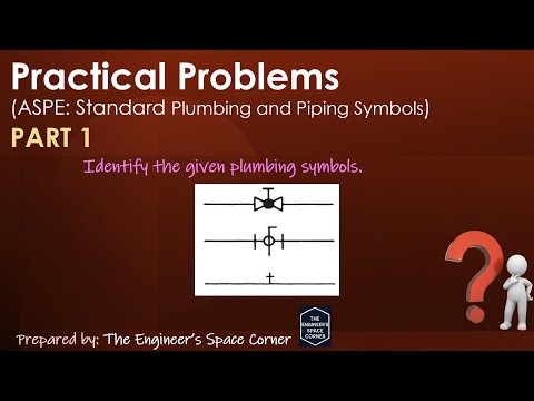 Plumbing and Piping Symbols Part 1 | The Engineer's Space Corner