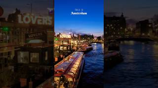 Amsterdam at Night 🇳🇱 | Stunning Streets, Lights & Vibes #amsterdam #europevlog