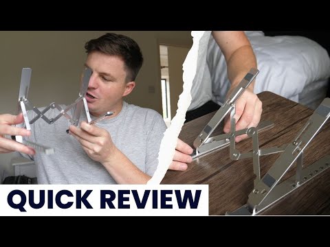 Foldable Laptop Stand REVIEW - Set Up Guide and First Impressions (2023)