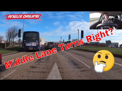 Right Turn Calder Junction To City Bypass South - Edinburgh Currie Driving Test Route (AngusDriving)