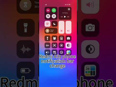 Redmi A3 status bar change setting | Redmi A3 me notification panel change kaise kare#notification 🔥