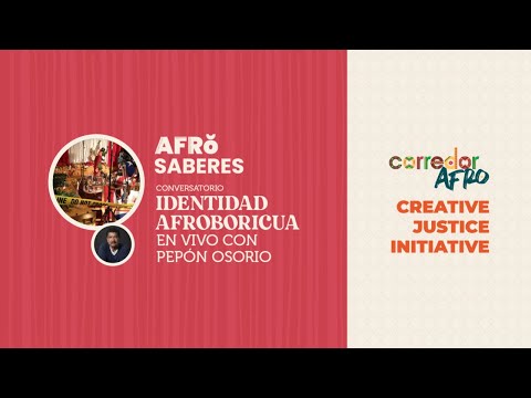 IDENTIDAD AFRO BORICUA, EN VIVO CON PEPON OSORIO