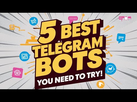 5 BEST TELEGRAM BOTS |  YOU NEED TO TRY! #telegram #bots