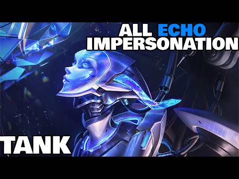 ALL Tank Impersonation Of Echo - Overwatch 2