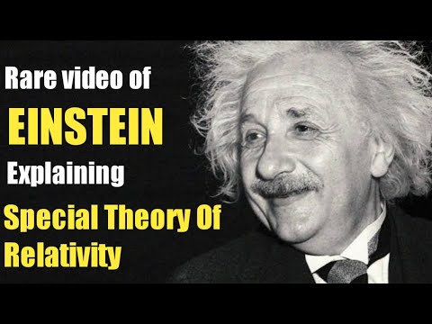 Rare video of EINSTEIN || Special theory of relativity