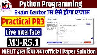 O Level Practical Python | O Level Practical Exam 2026 | Python PR3 Live Demo | newideasyt