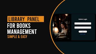 Simple and Easy Library Panel for Books Management (With Admin and User Panel) by The Code Streak